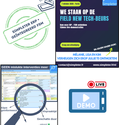 Simpleter op de Field New Tech Beurs Parijs 2026