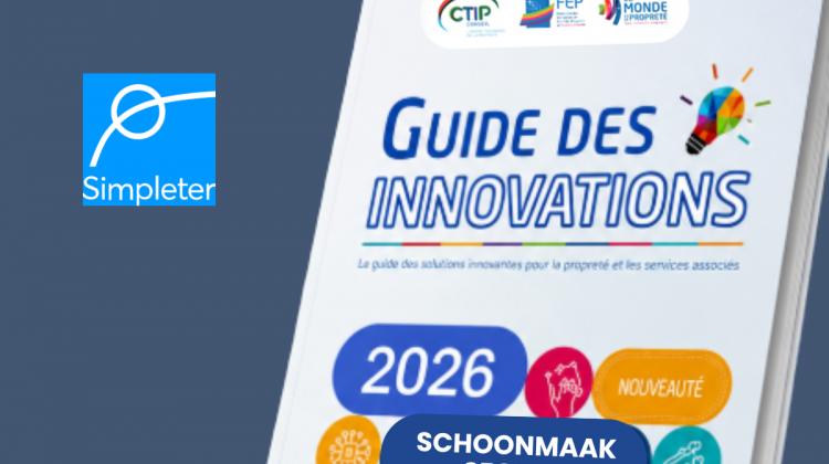 Simpleter staat vermeld in de “Gids van Innovaties” in de schoonmaakbranche