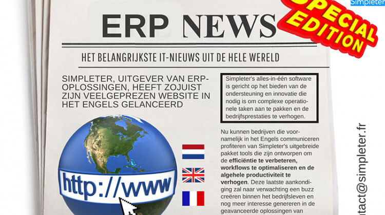 Lancering van onze website in het engels