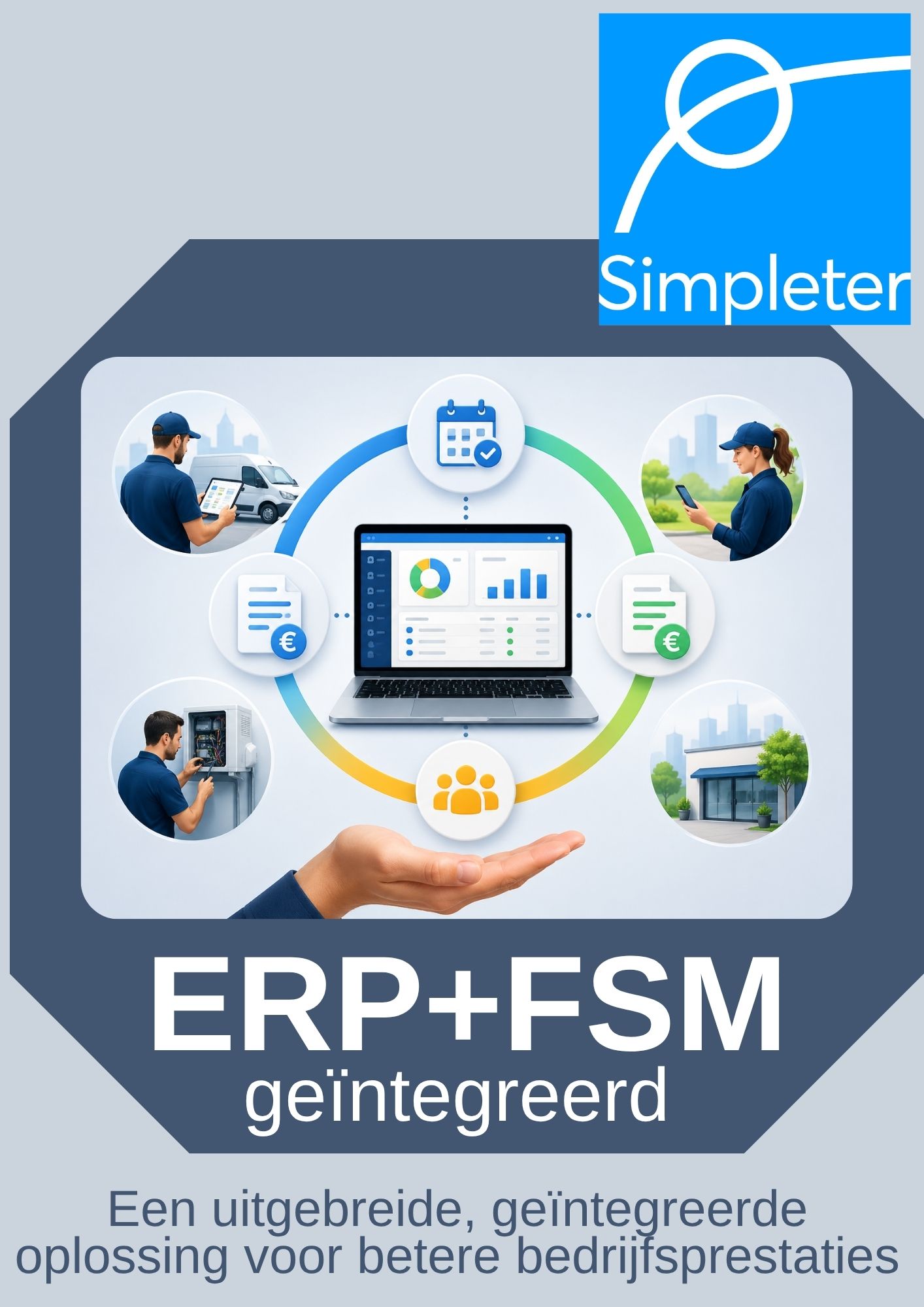 Simpleter ERP + geïntegreerd FSM