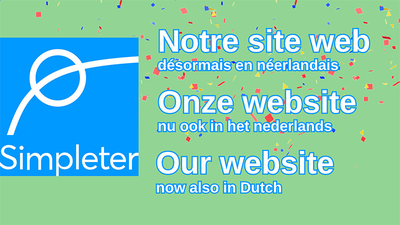 Nouveau : notre site web en nérlandais