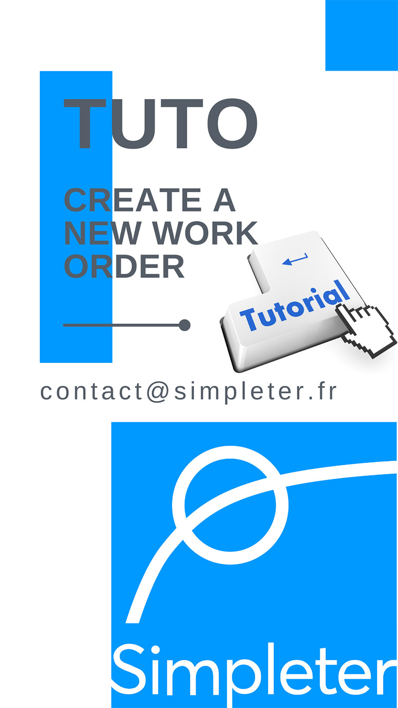 TUTO Simpleter : create a work order
