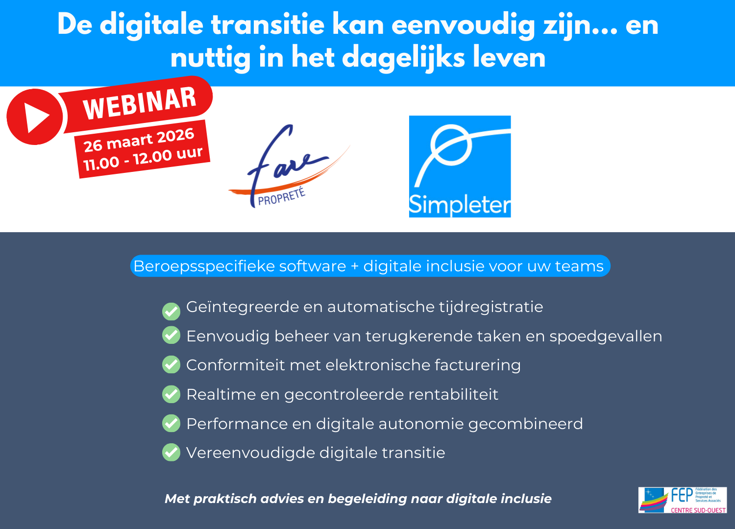 De digitale transitie kan eenvoudig zijn... en nuttig in het dagelijks leven